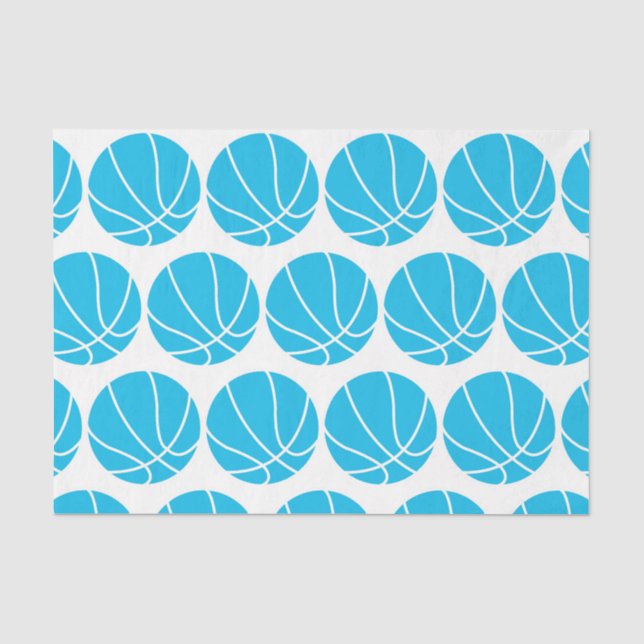 BASKETBALL (SKY BLUE) TISSUE PAPER (Front)