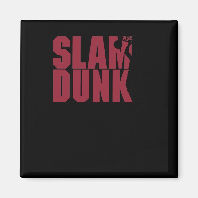 Basketball Slam Dunk  Magnet (Front)