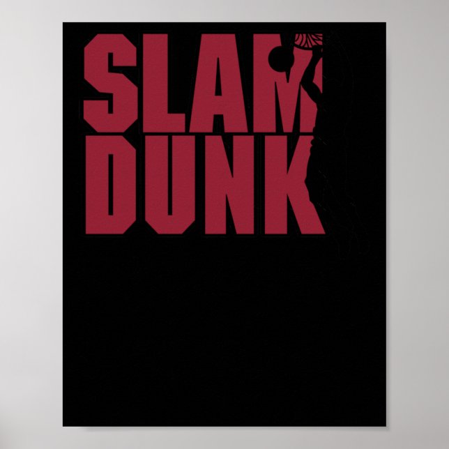 Basketball Slam Dunk  Poster (Front)