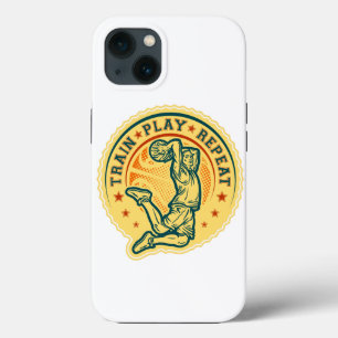 Basketball Slam Dunk Vintage Design iPhone 13 Case