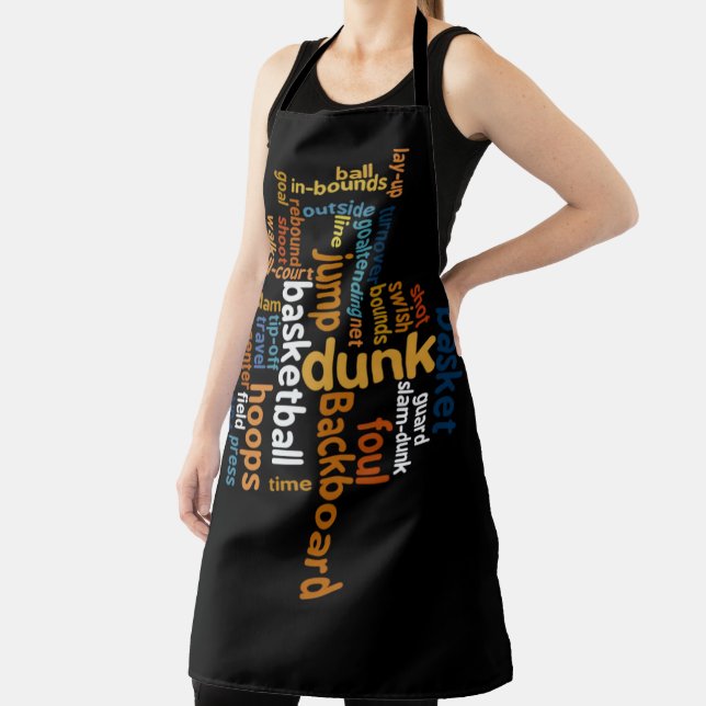 Basketball Slam Fun Special Cooking Fun Time Apron (Insitu)