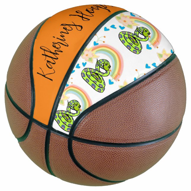 Basketball Snake Rainbow  (Angled)