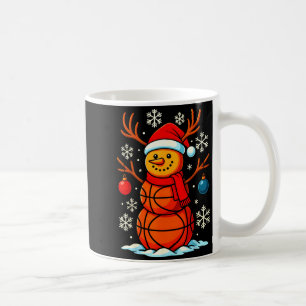 Basketball Snowmen Player Sport Santa Faith Design Coffee Mug