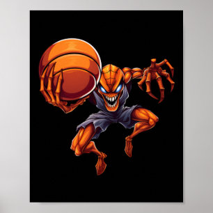 Basketball Spider  Poster