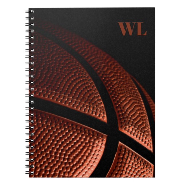 Basketball Spiral Photo Notebook (Front)