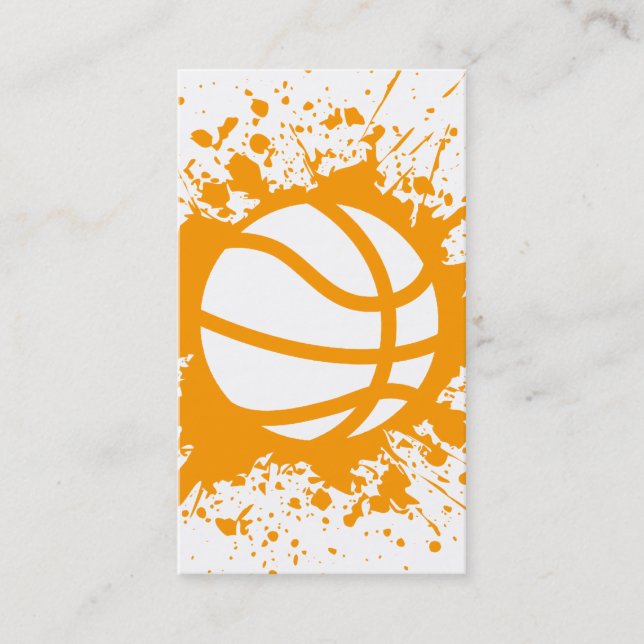 basketball splatz business card (Front)
