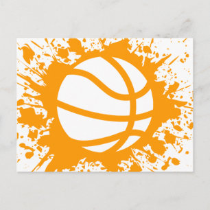 basketball splatz postcard