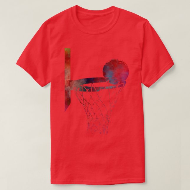 Basketball sport art basketball T-Shirt (Design Front)