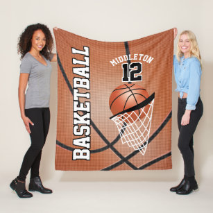 Basketball 🏀 Sport Design Fleece Blanket