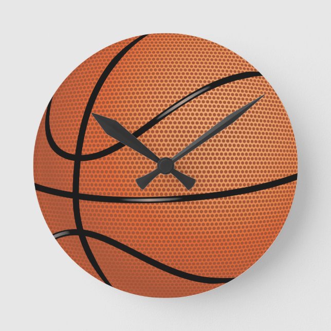 Basketball Sport Round Clock (Front)