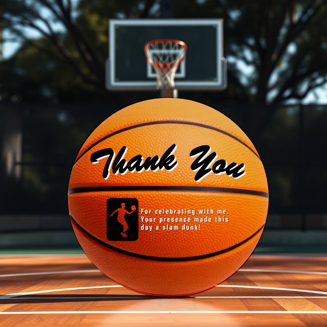 Basketball Sport Thank You Card (Basketball Sport Thank You Card
)