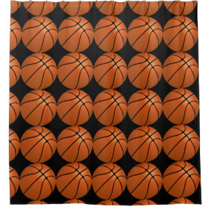 Basketball Sports Athlete Shower Curtain