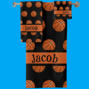 Basketball Sports Ball Towel Set
