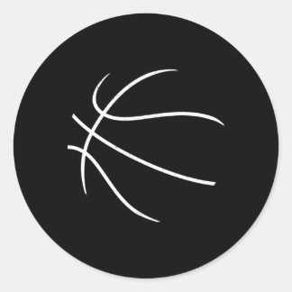 Basketball Sports Basketball Player Baller Classic Round Sticker