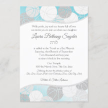 Basketball Sports Bat Mitzvah Blue and Silver