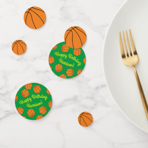 Basketball Sports Birthday Party Confetti