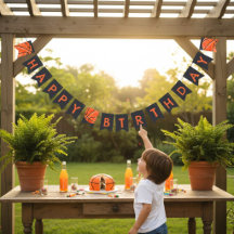 Basketball Sports Boy 10th Birthday Party