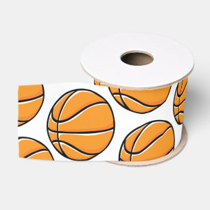 Basketball Sports Fans Team Player Coach Fun Grosgrain Ribbon