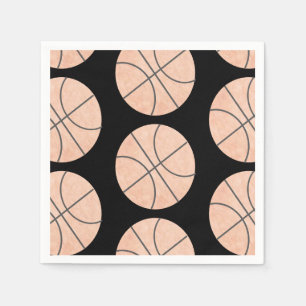 Basketball Sports Napkins Watercolor Any Colour