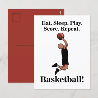 Basketball Sports Player Coach Postcard