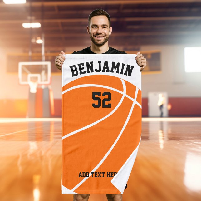 basketball sports towel, coach bath towel (Creator Uploaded)