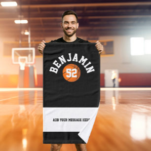 Basketball sports towel, coach bath towel