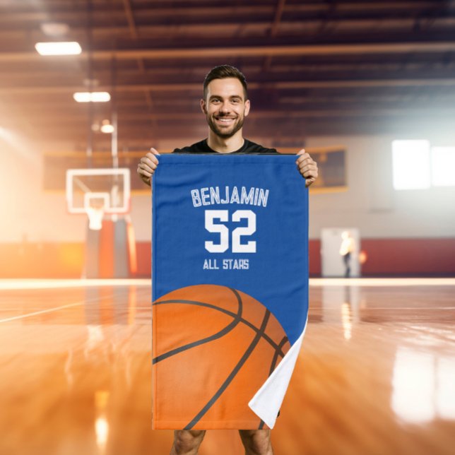 Basketball sports towel, coach bath towel (Creator Uploaded)