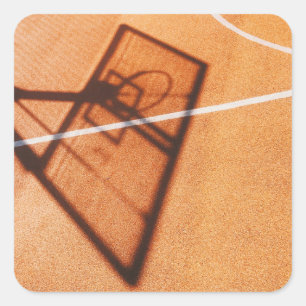 Basketball Square Sticker