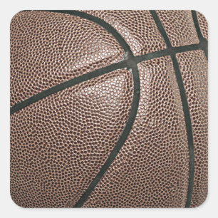 Basketball Square Sticker