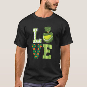 Basketball St Patrick's Day Tennis Lover T-Shirt