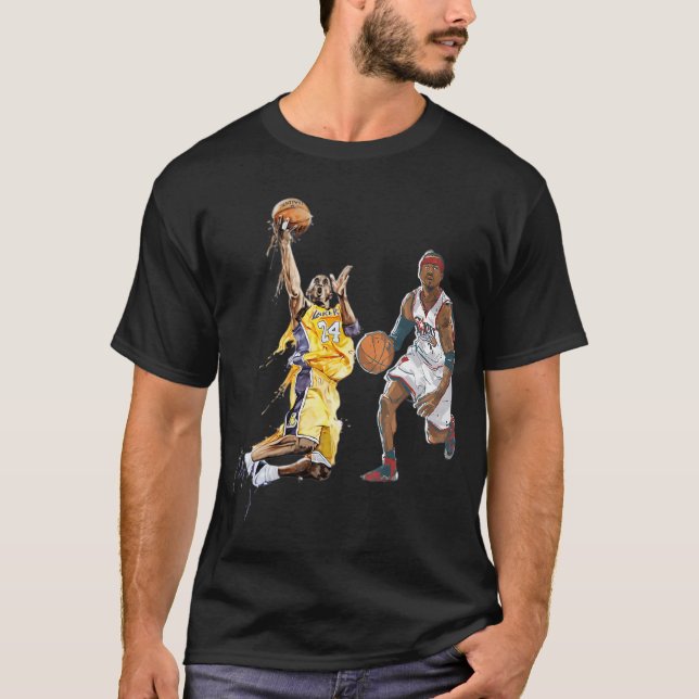 Basketball Stars Legends Vintage Retro Shirt (Front)