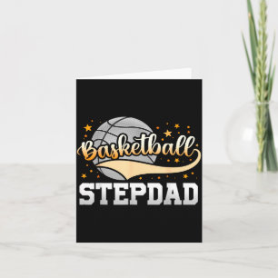Basketball stepdad fathers day card