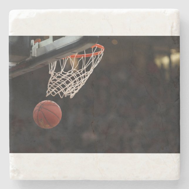 Basketball Stone Coaster (Front)