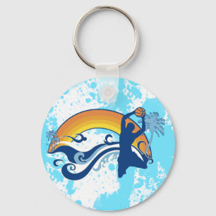 basketball. summersetz. key ring