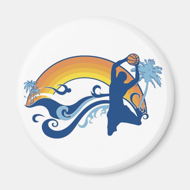 basketball. summersetz. magnet (Front)