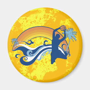 basketball. summersetz. magnet