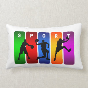 Basketball Super Cool Sport Design Lumbar Cushion