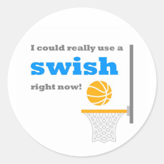 Basketball Swish Sticker
