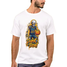 Basketball T-Shirt - Dunk or Treat - Halloween!
