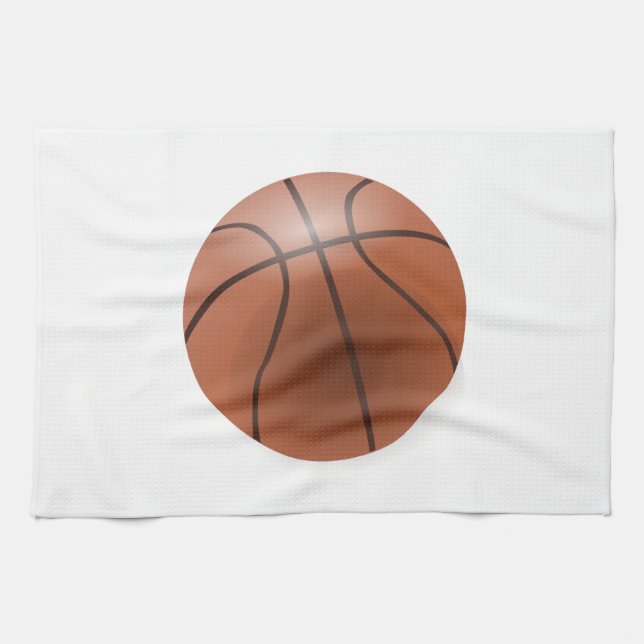 Basketball Tea Towel (Horizontal)