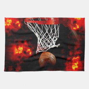 Basketball Tea Towel