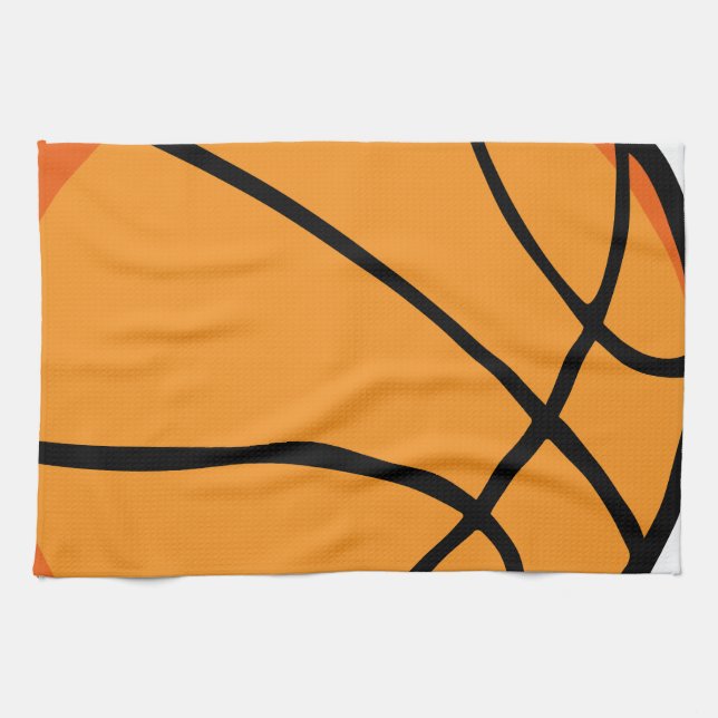Basketball Tea Towel (Horizontal)