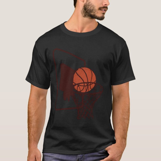 Basketball Team Basketball Player and Fan T-Shirt (Front)