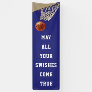 Basketball Team Blue Banner