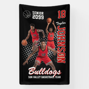 Basketball Team Custom Photo Sports Senior Night Banner