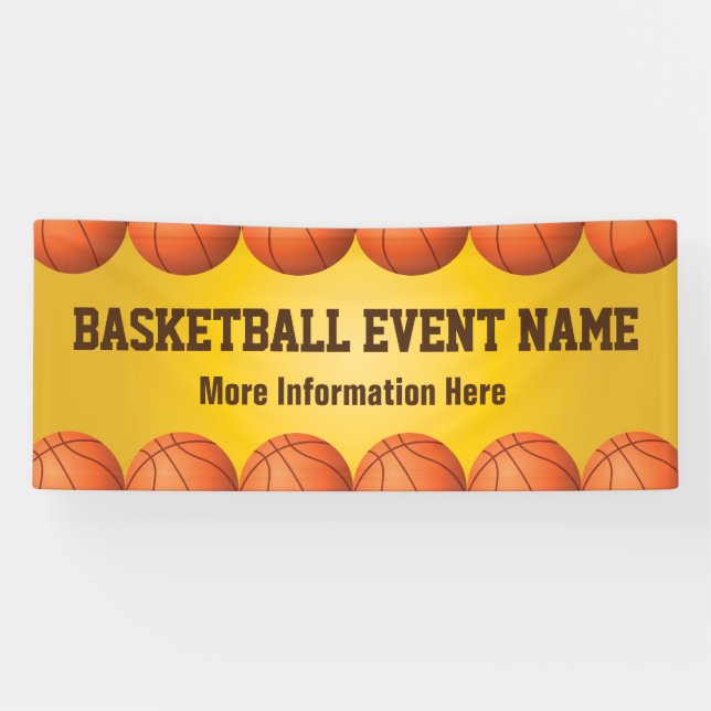 Basketball Team event banner (Horizontal)