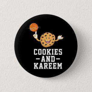 Basketball Team For Men Women - Cookies And Kareem 6 Cm Round Badge