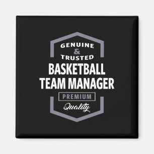 Basketball Team Manager Logo Gift Ideas  Magnet