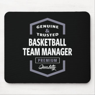 Basketball Team Manager Logo Gift Ideas  Mouse Pad