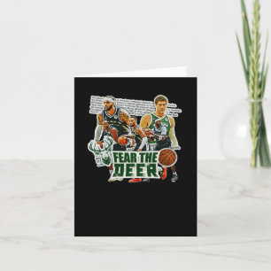 Basketball Team Milwaukee Squad Design 1 Card